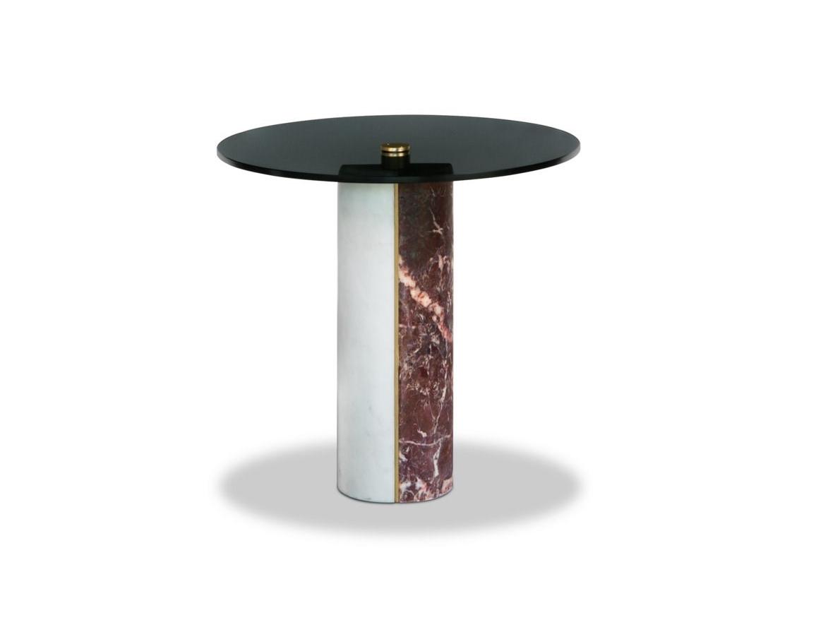 Round marble coffee table | Ziggy by Baxter