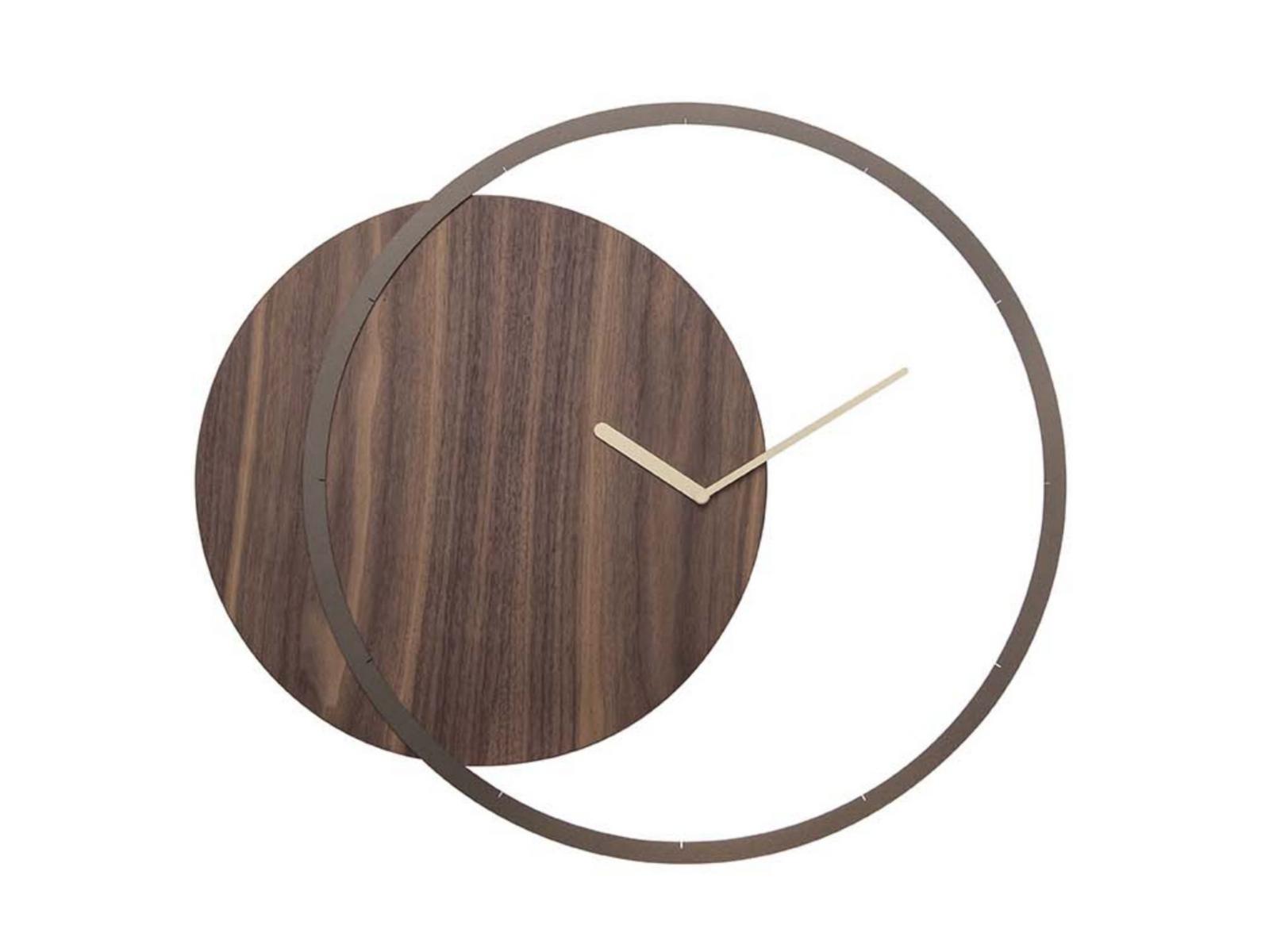 Wall-mounted wooden clock | Circle by Tonin Casa