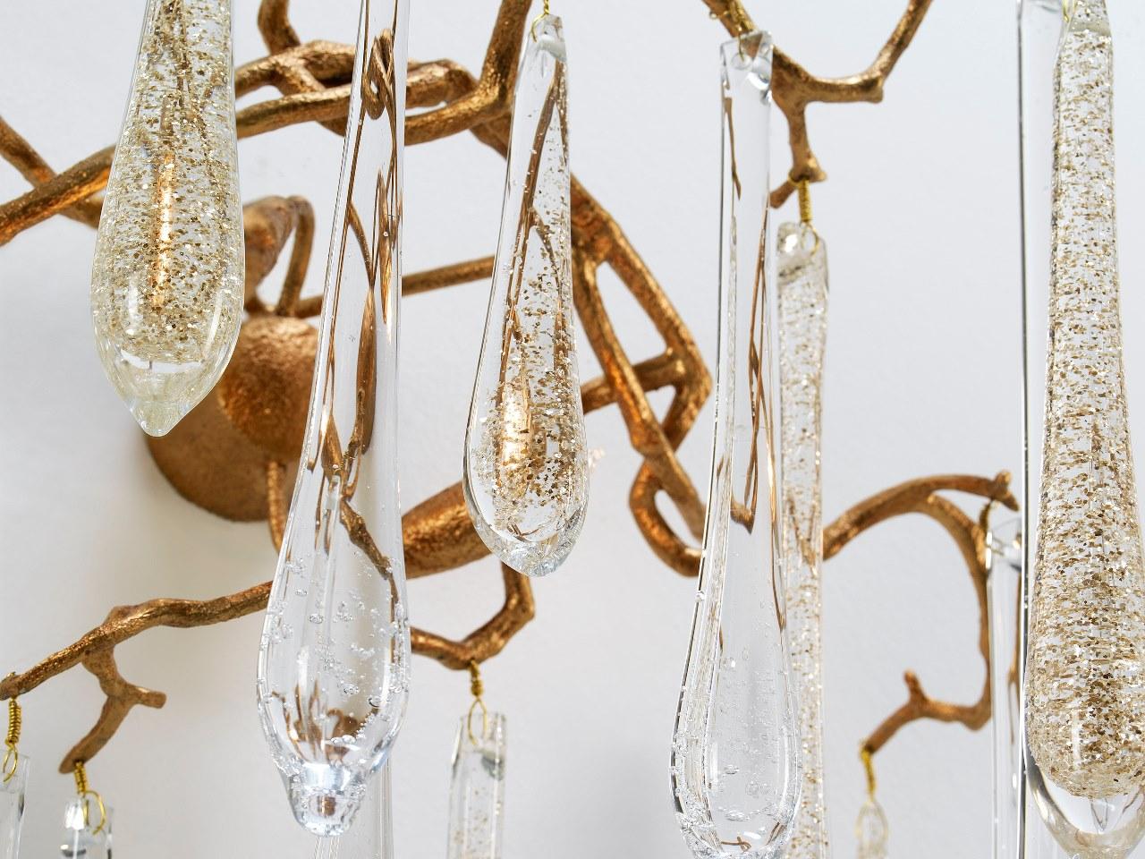 Handmade bronze wall lamp | Aqua Ap1414/2 by Serip