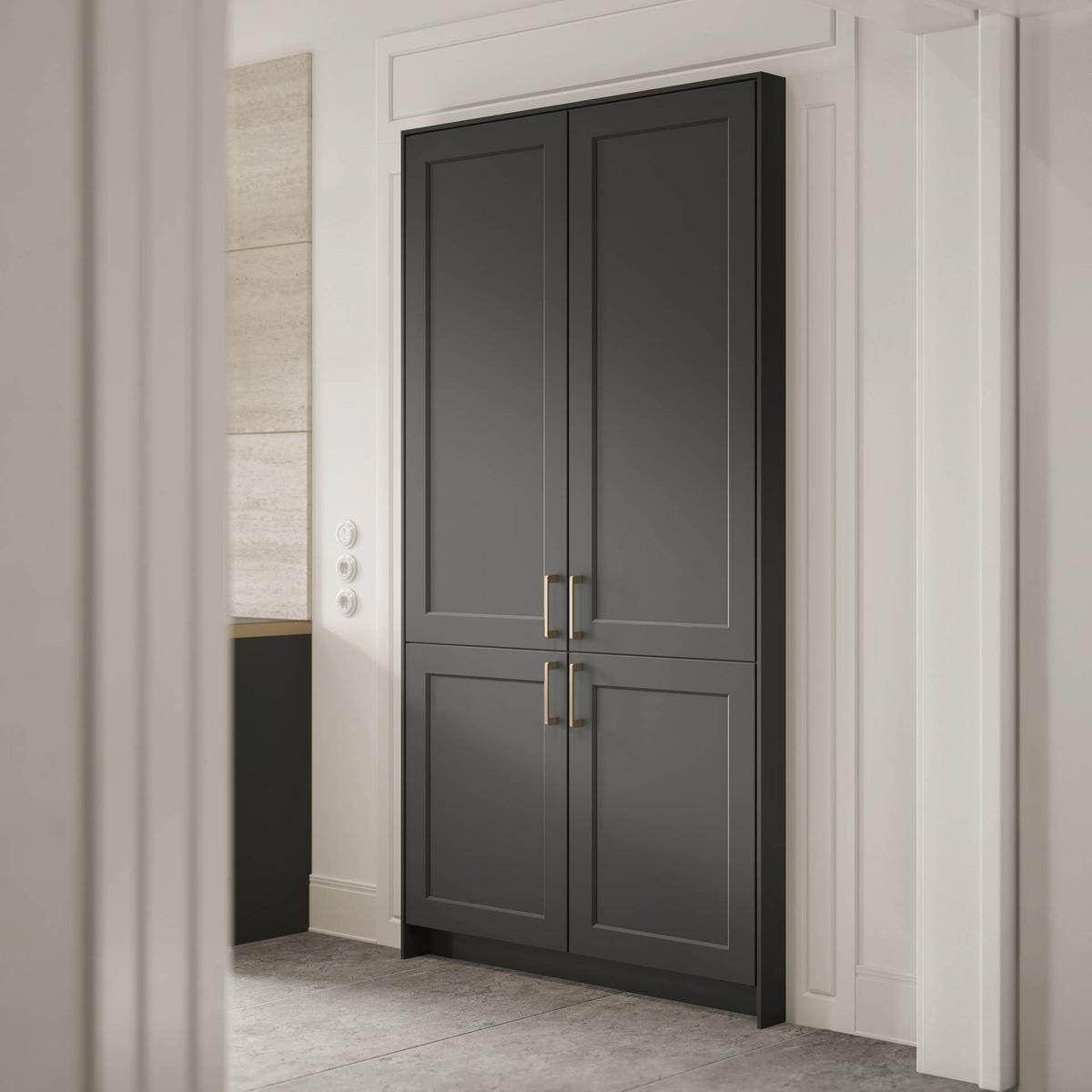 Steel and wood kitchen with peninsula Siematic Classic - Se 2002 Rf