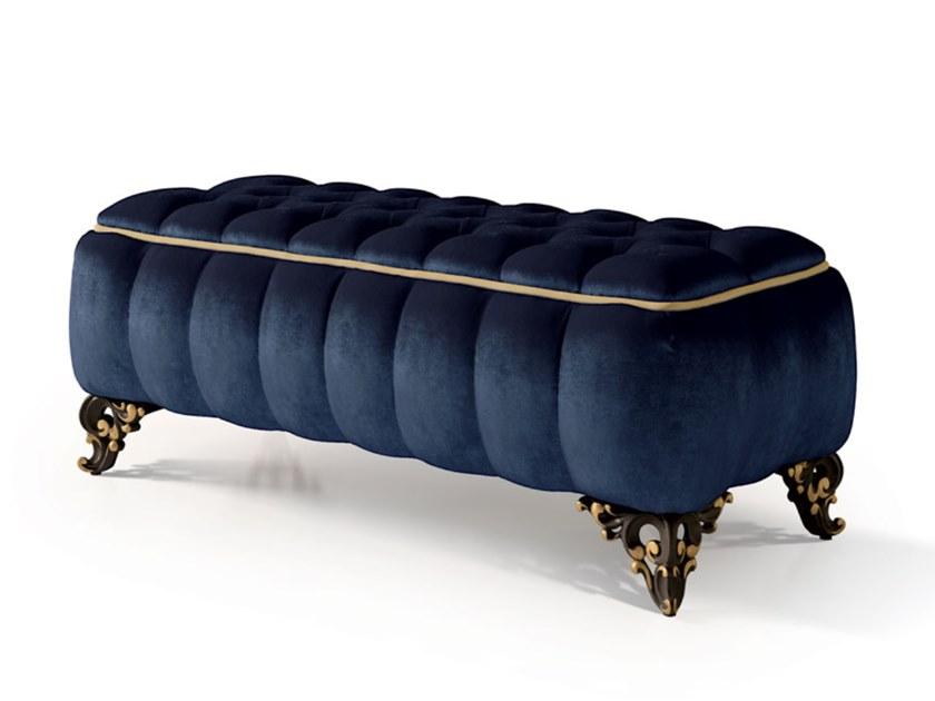 Tufted velvet bench | 6090 by Carpanese home