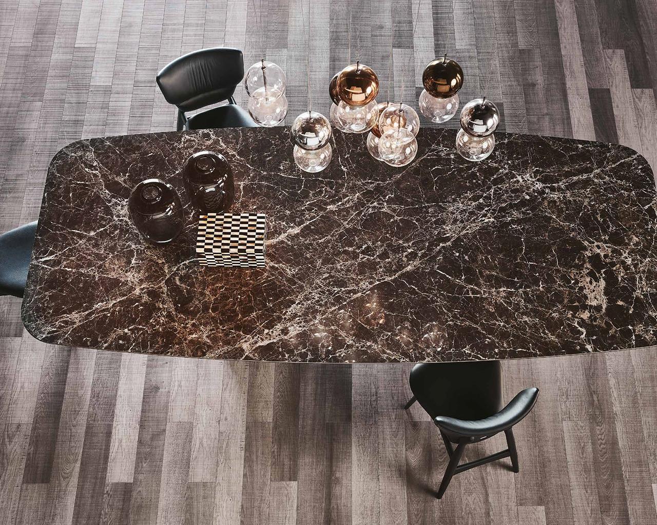 Oval metal table | Dragon by Cattelan Italia
