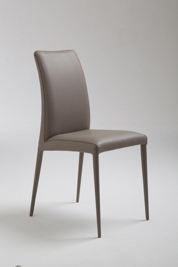 Leather restaurant chair | Bruna Flex by Riflessi