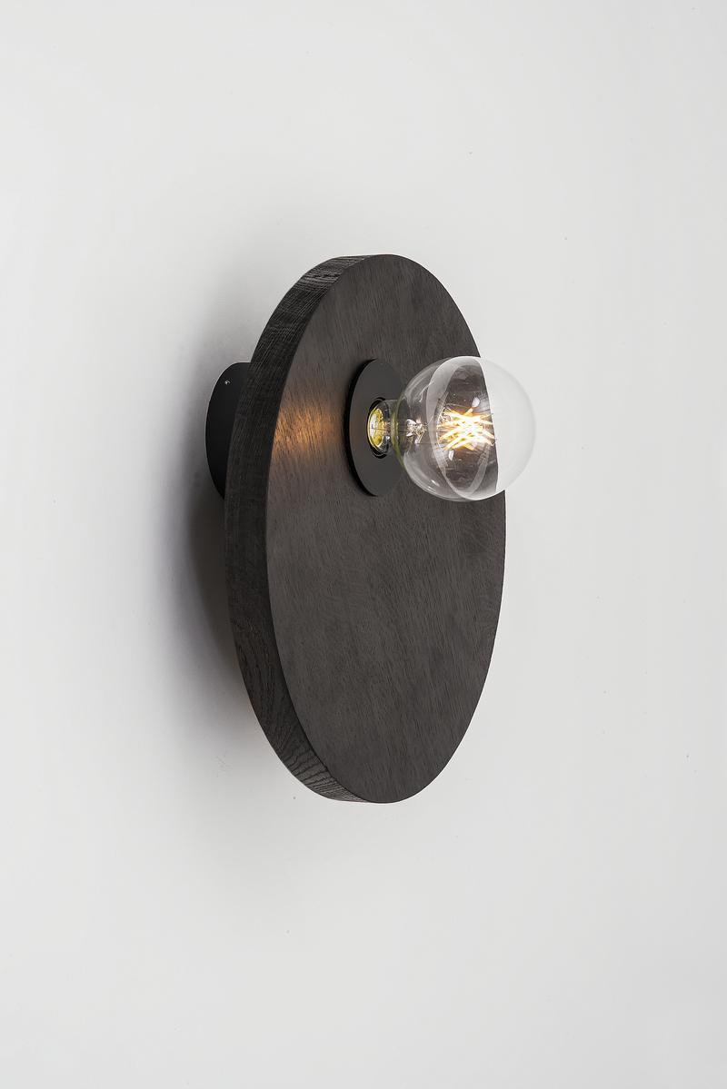 LED direct light wooden wall lamp | Rond by Dark