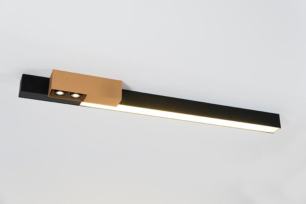 LED polycarbonate ceiling lamp | Metroffice by Dark