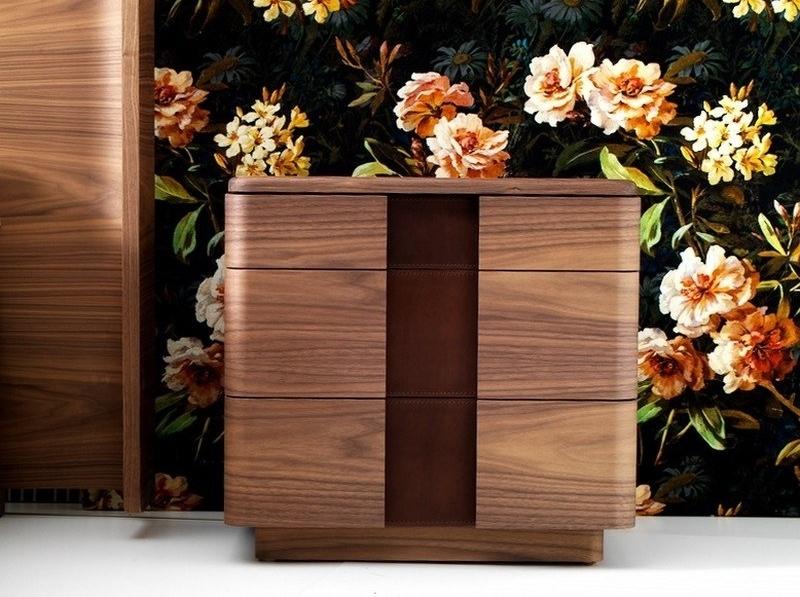 Bedside table with drawers | York by Grilli