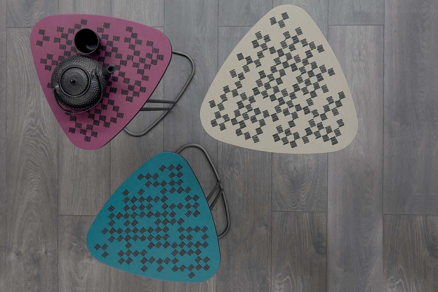 Triangular MDF high side table | Mix by Tonin Casa