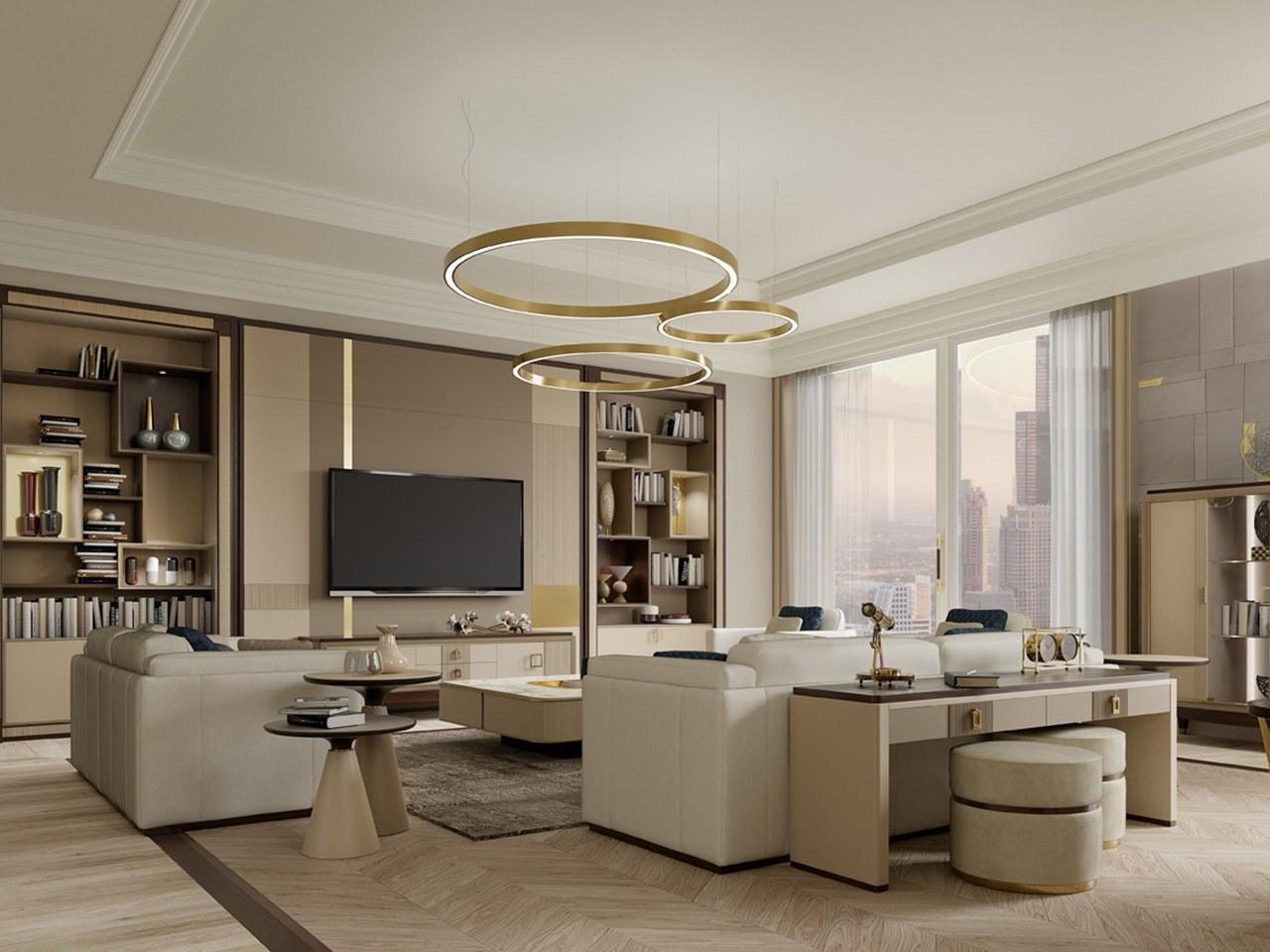 Round wooden coffee table | Pr.297 by Stella del Mobile