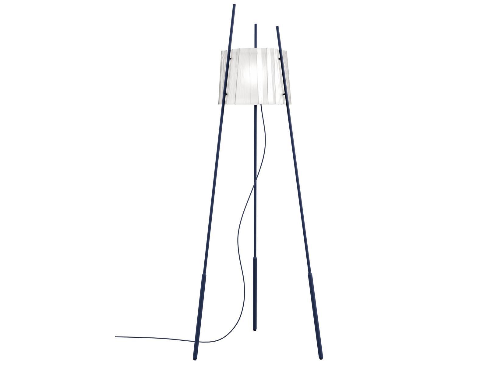 Indirect light glass floor lamp with dimmer | Tyla by Kundalini