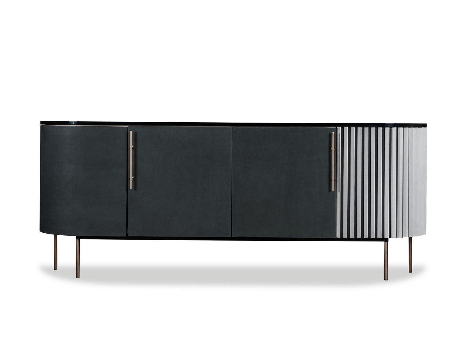 Sideboard with doors | Plissé by Baxter