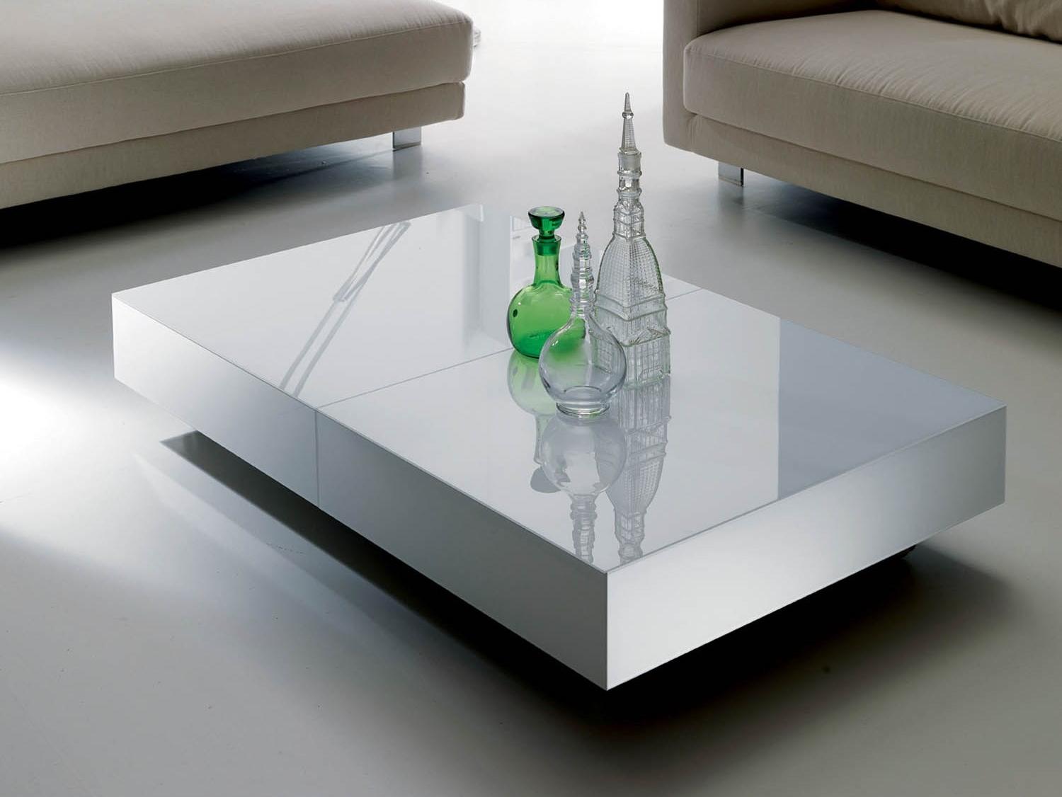 Height-adjustable extending coffee table | Box by Ozzio Italia