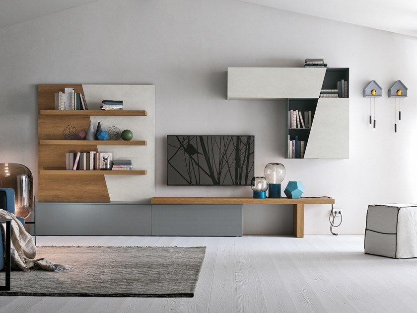 Sectional storage wall | Unit A064 by Tomasella