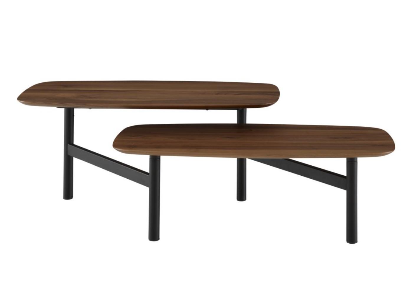 Walnut coffee table | Pantographe by Ligne Roset