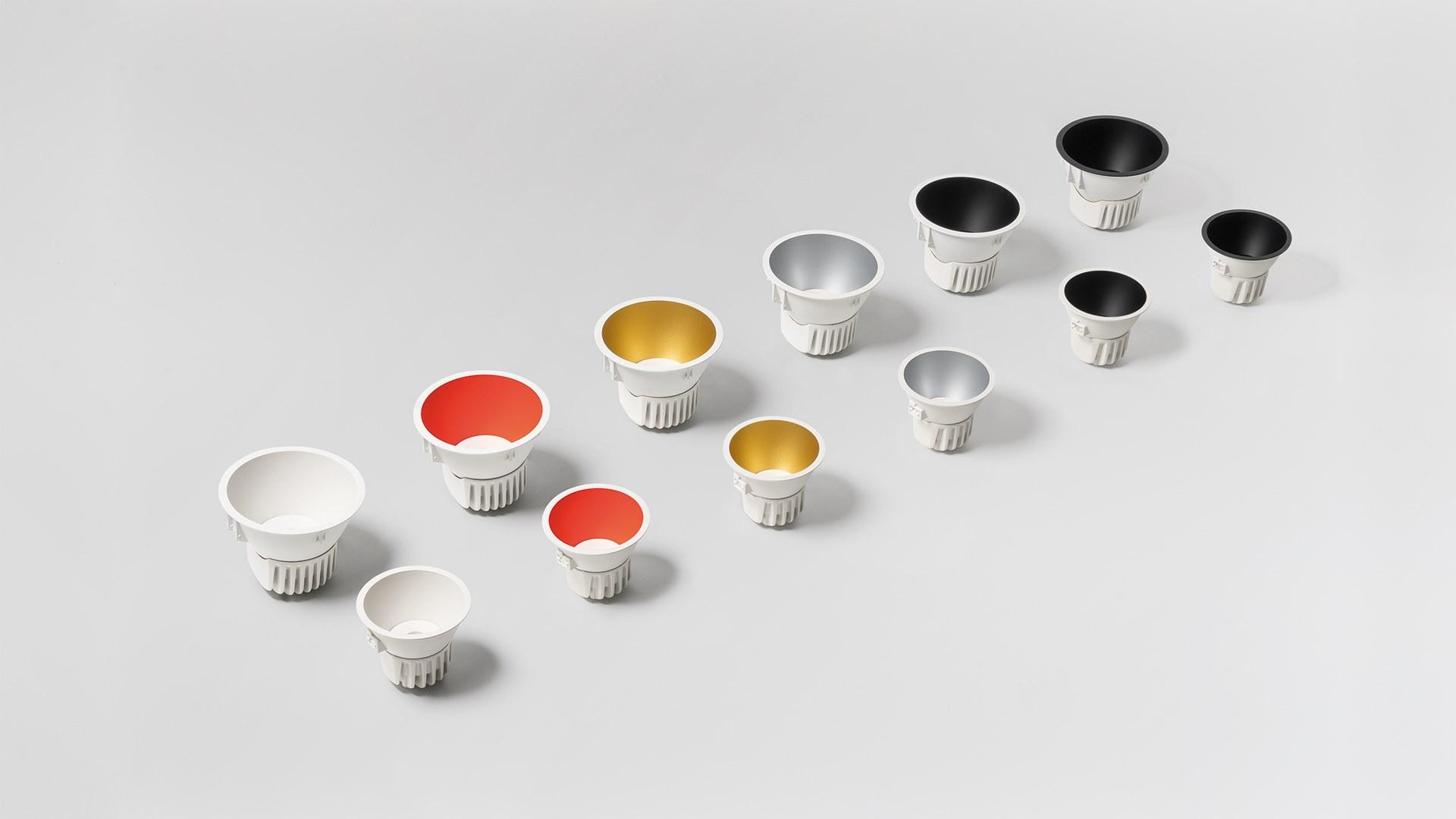 LED round recessed aluminium spotlight | Lex Eco Mini by Arkoslight