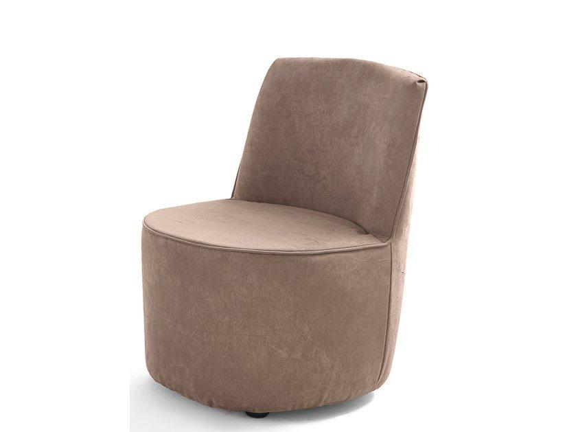 Nabuk easy chair | Softly by Olivieri