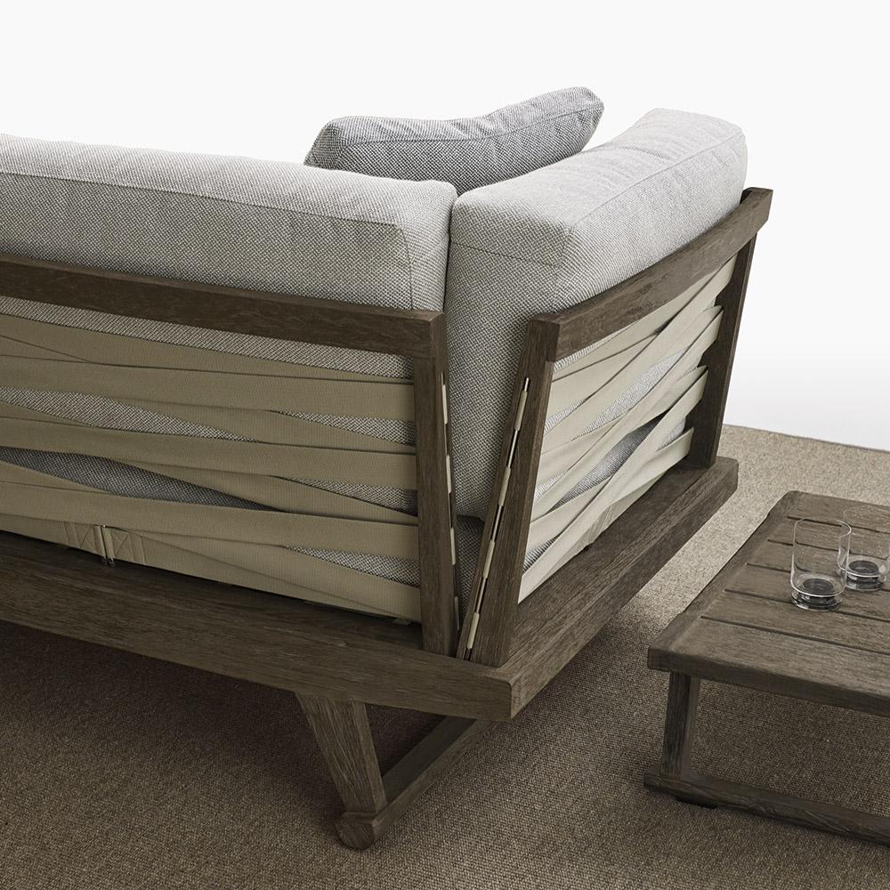 Sofa with chaise longue | Gio by B&B Italia