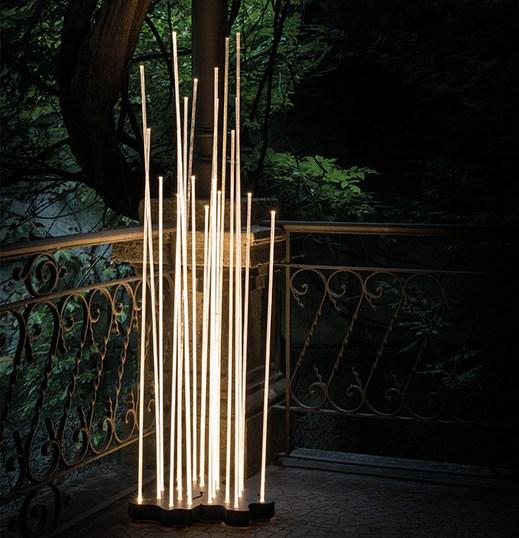Contemporary style LED plastic floor lamp | Reeds Outdoor by Artemide