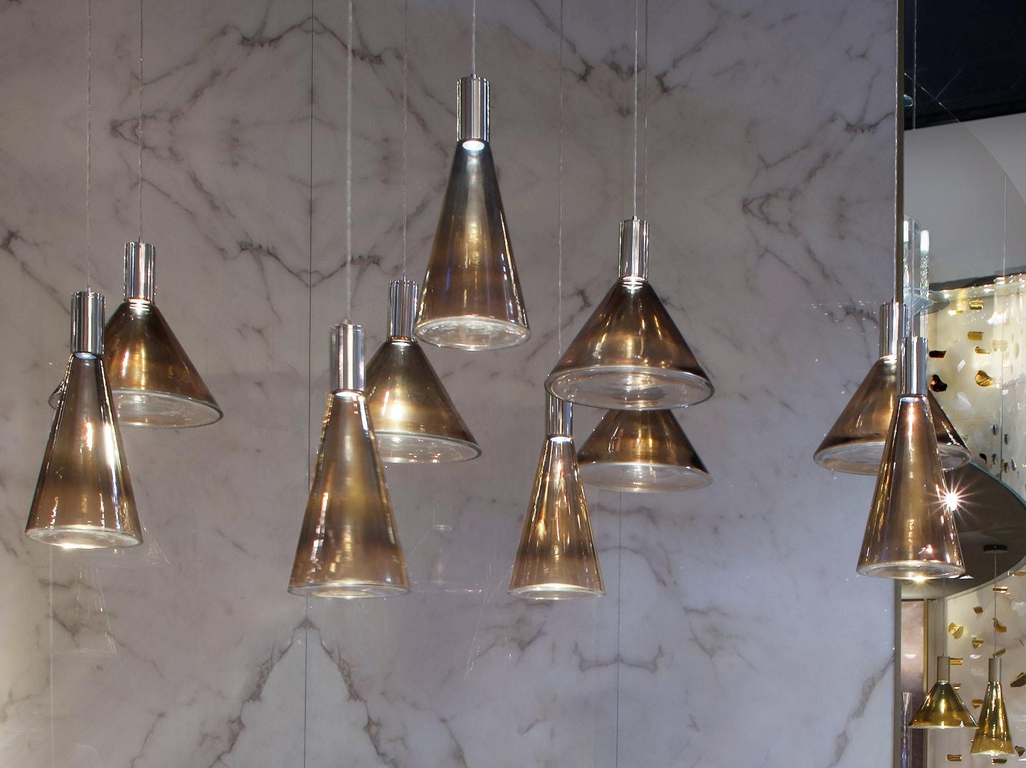 LED Murano glass pendant lamp | Accademia by Reflex