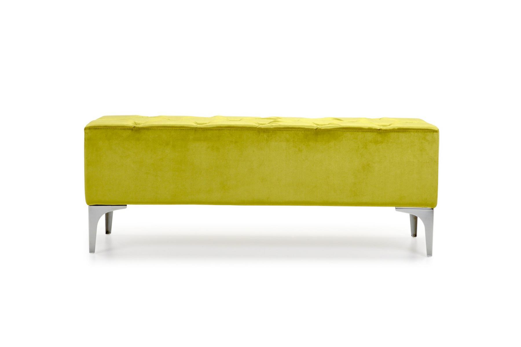 Tufted upholstered fabric bench | Megh by Domingo salotti