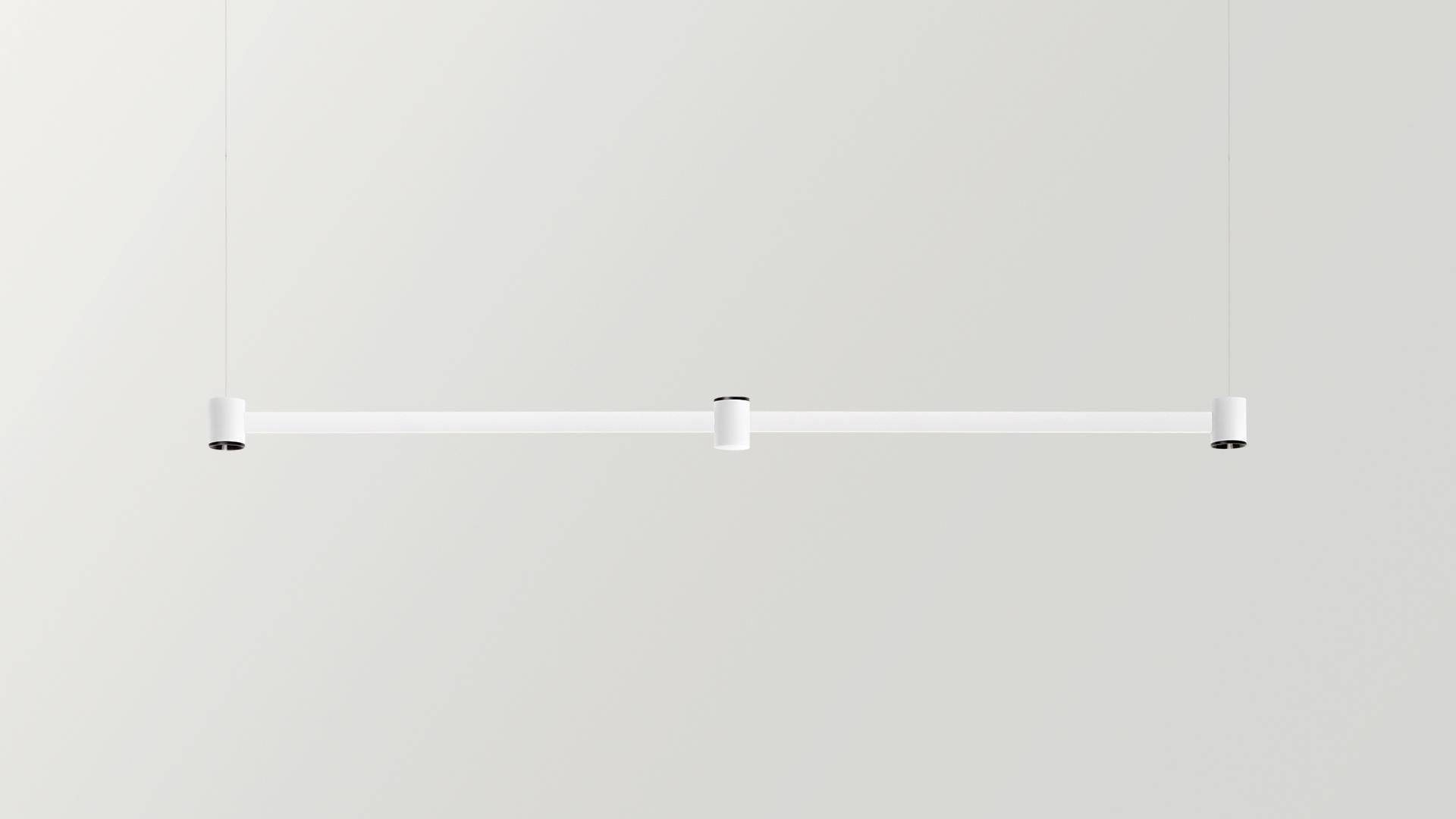 LED direct-indirect light brass pendant lamp |  by Arkoslight