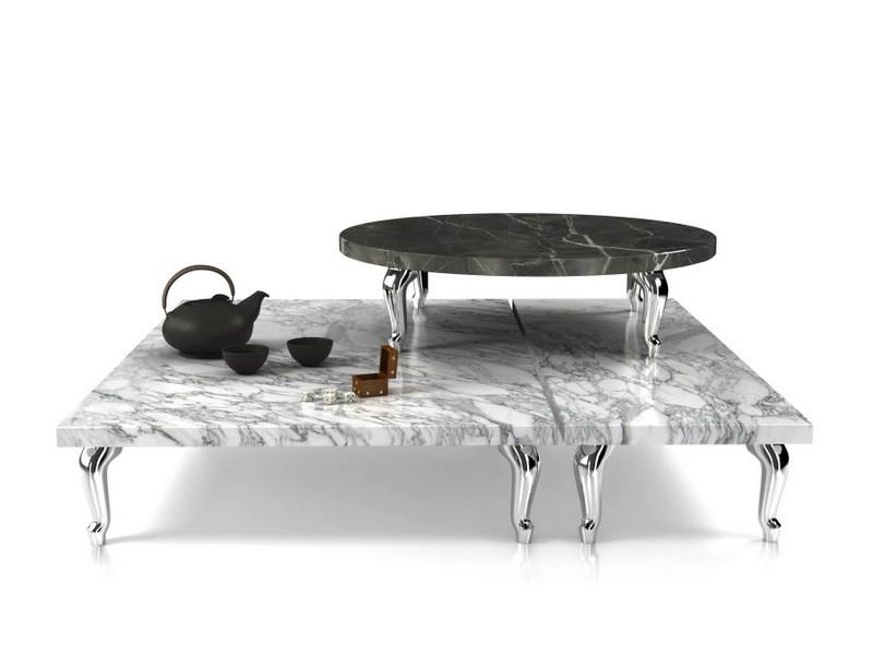 Low natural stone coffee table | Bassotti by Moooi