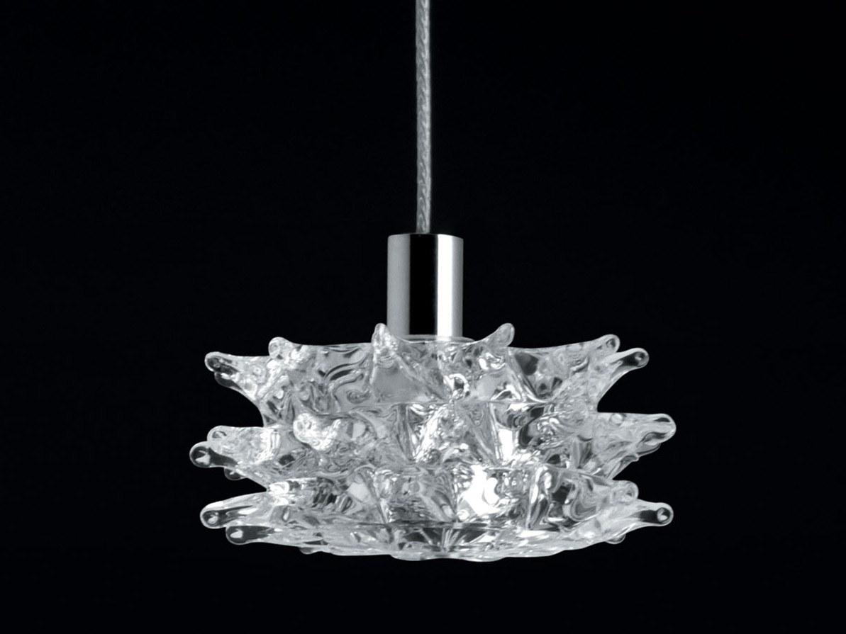 LED crystal pendant lamp | Kuk S by Leucos