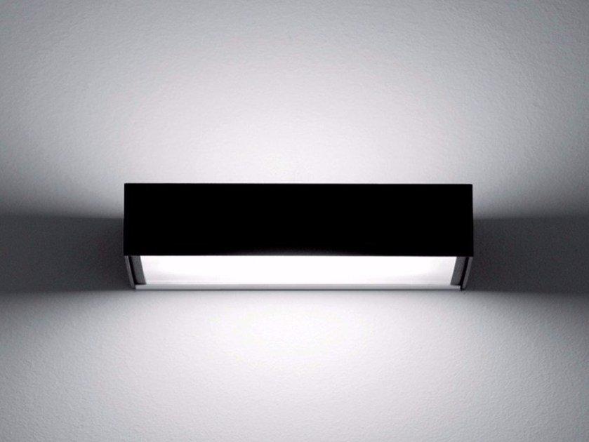 LED glass and metal wall lamp | Duet by Davide Groppi