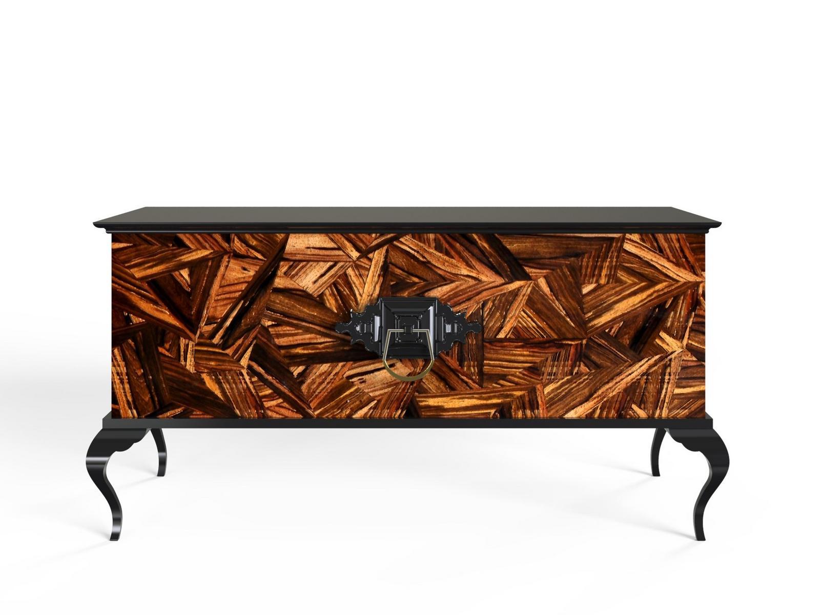 Rectangular mahogany bedside table with drawers | Guggenheim by Boca Do Lobo