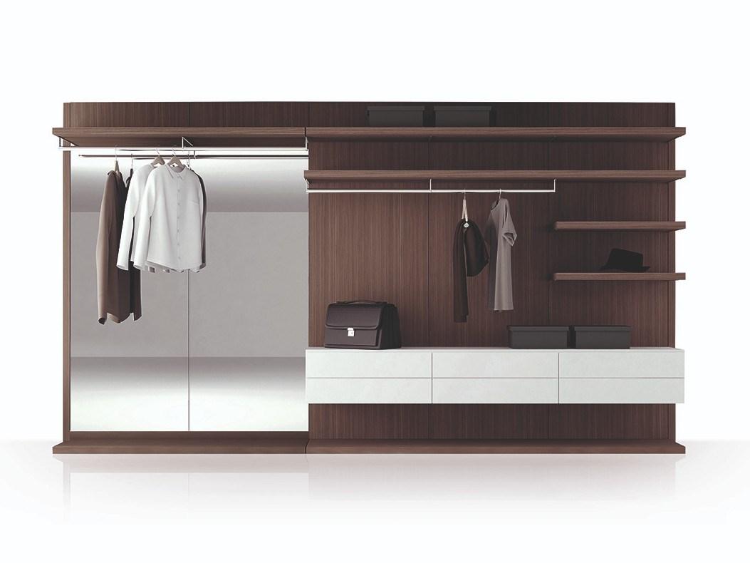 Sectional wooden walk-in wardrobe | Anteprima by Pianca