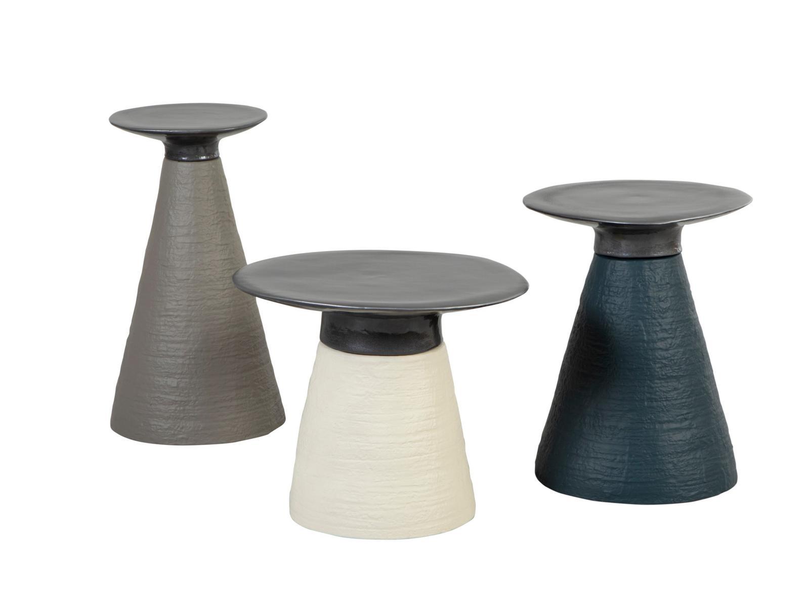 Round ceramic coffee table | Baobab by Tonin Casa