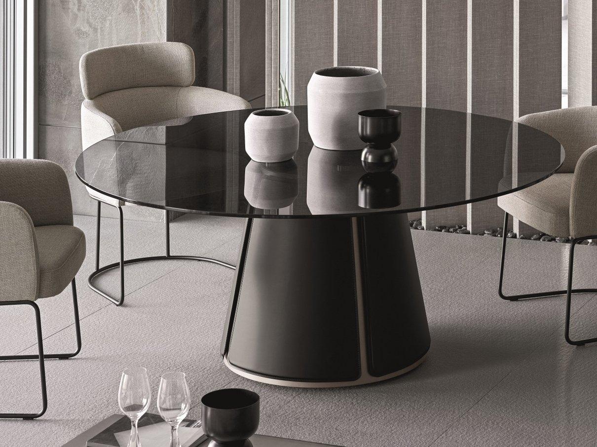 Round crystal table | Claire by Ditre Italia