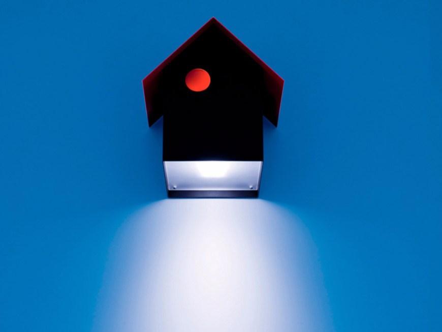 LED metal outdoor wall lamp | Imu by Davide Groppi