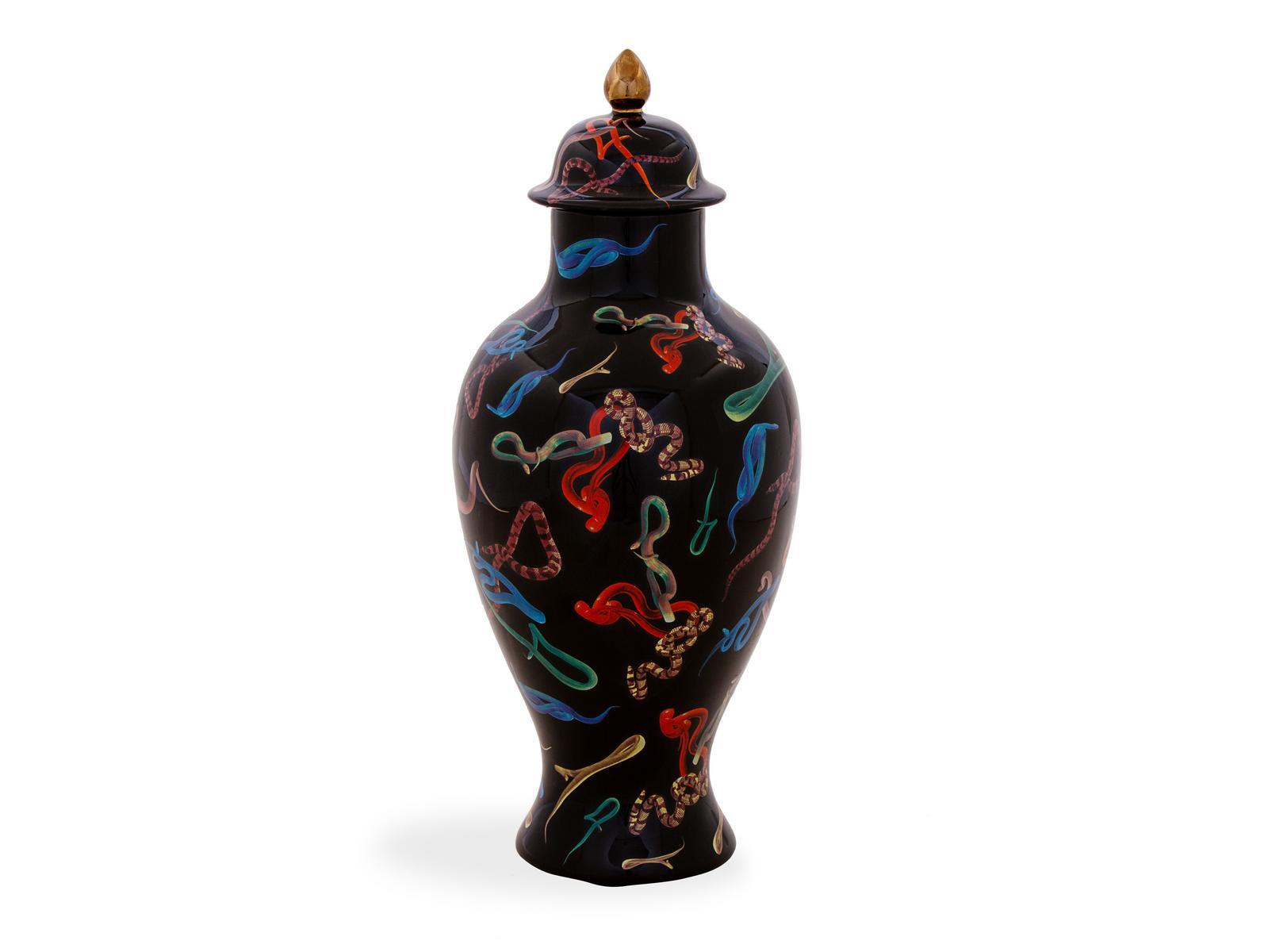 Porcelain vase | Snakes by Seletti