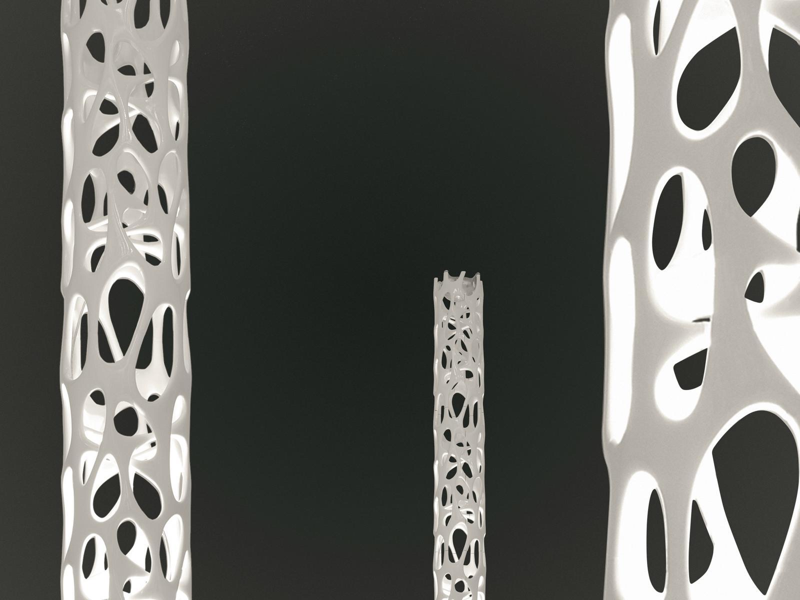 LED chrome plated steel floor lamp | New Nature by Artemide