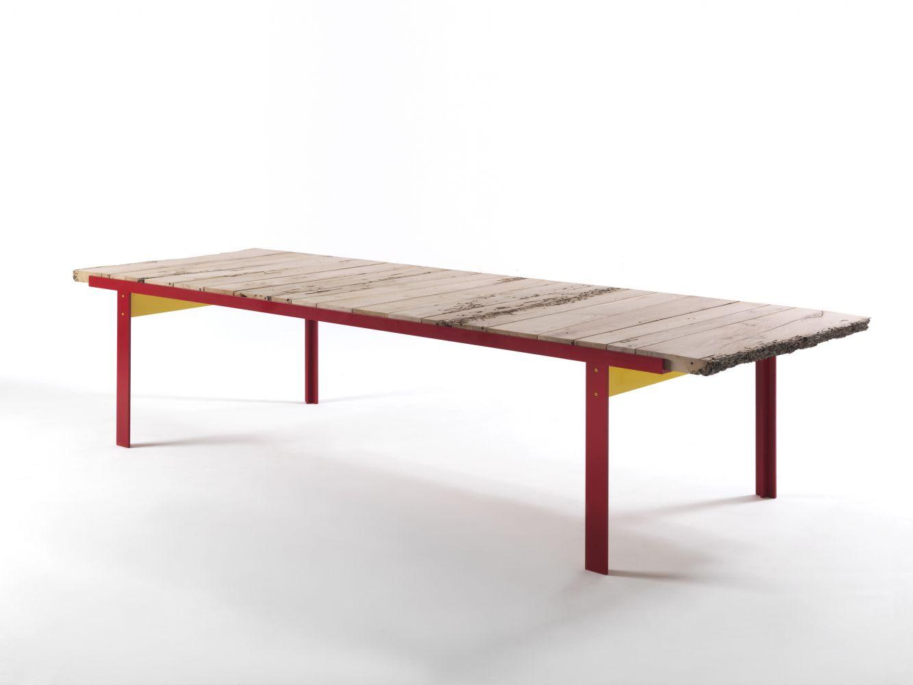 Rectangular wood table | Touch by Riva 1920