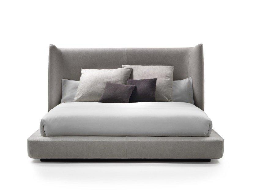 Bed with high headboard | Midnight by Flexform