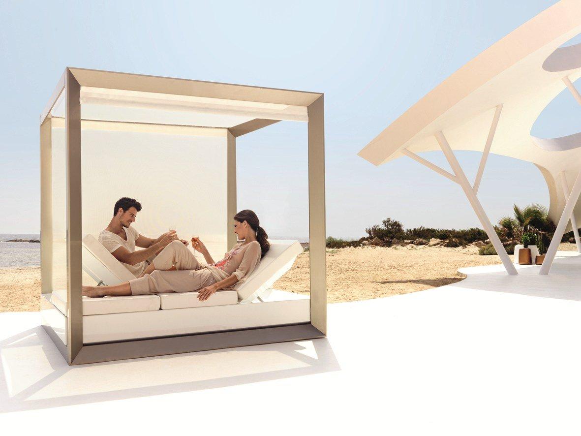 Recliner garden bed | Daybed Vela by Vondom