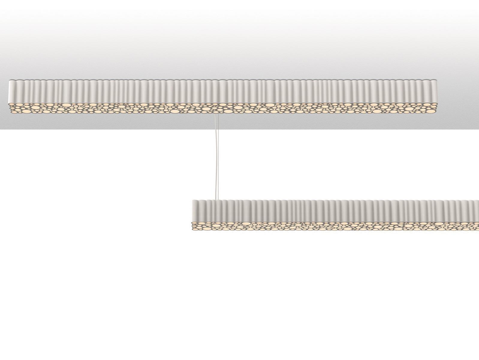 LED technopolymer pendant lamp | Calipso Linear Stand Alone by Artemide