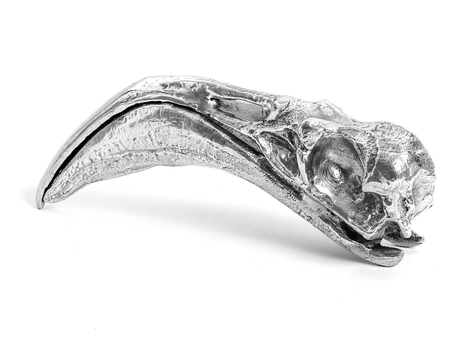 Aluminium decorative object | Flamingo Skull by Seletti