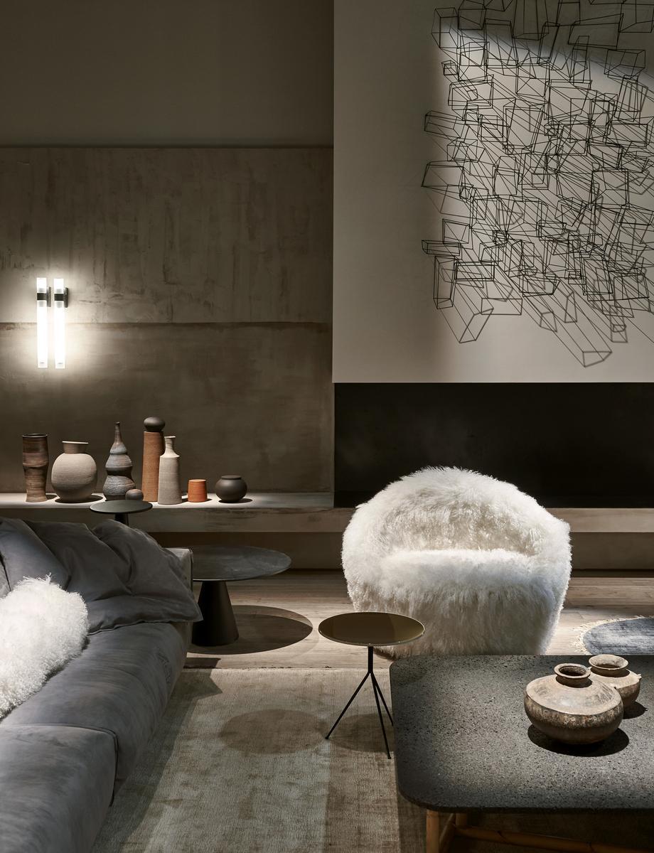 Low rectangular coffee table for living room | Malacca by Baxter