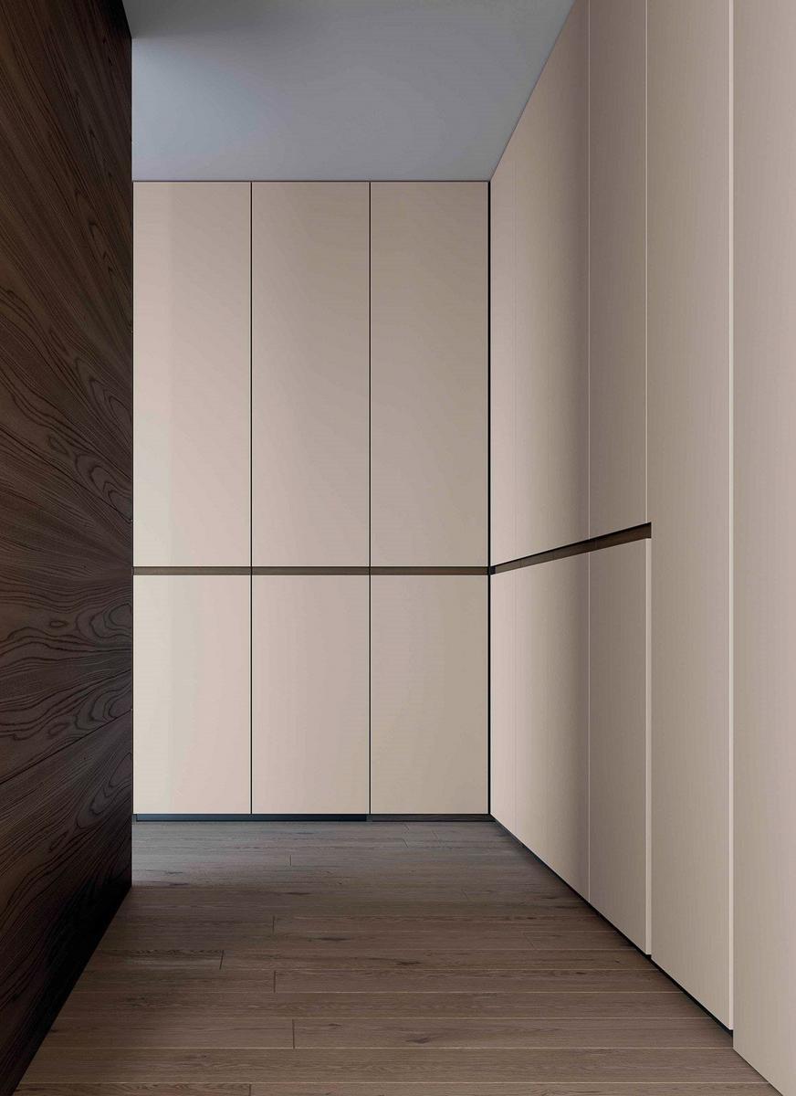 Sectional wooden wardrobe | Gap by Olivieri