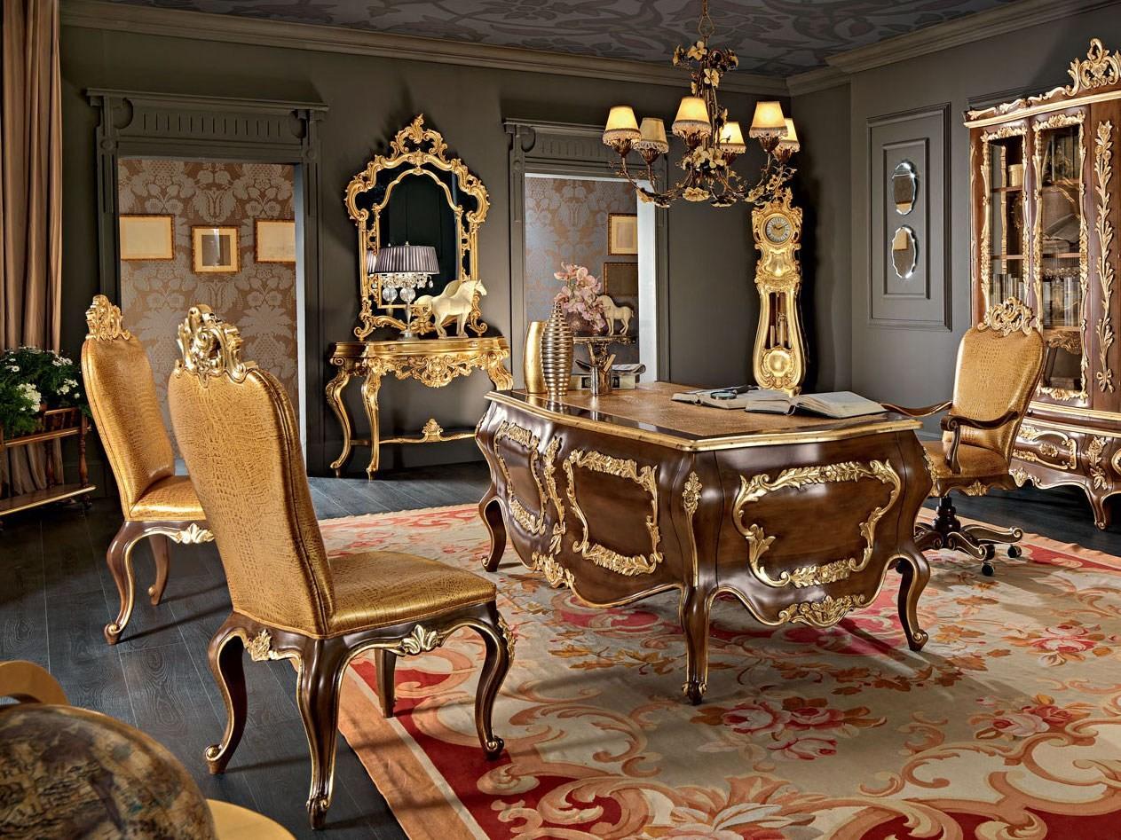 Solid wood console table with drawers | 11608 by Modenese Gastone