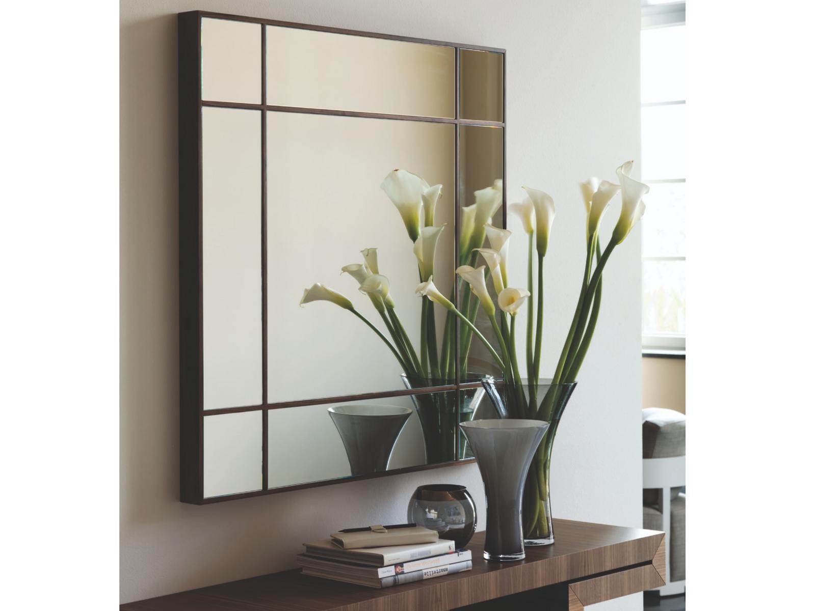 Square wall-mounted mirror | Four Season by Porada