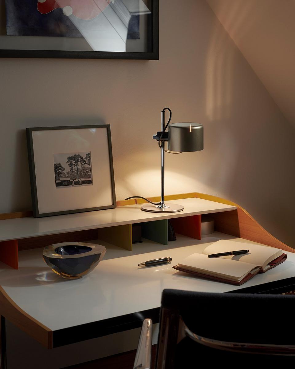LED adjustable metal table lamp | Mini Coupé by Oluce