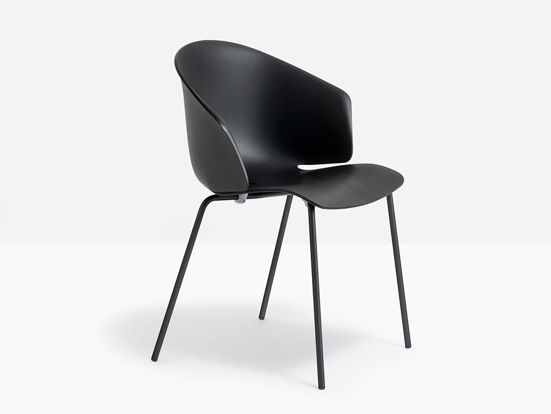 Stackable chair | Grace 410 by Pedrali