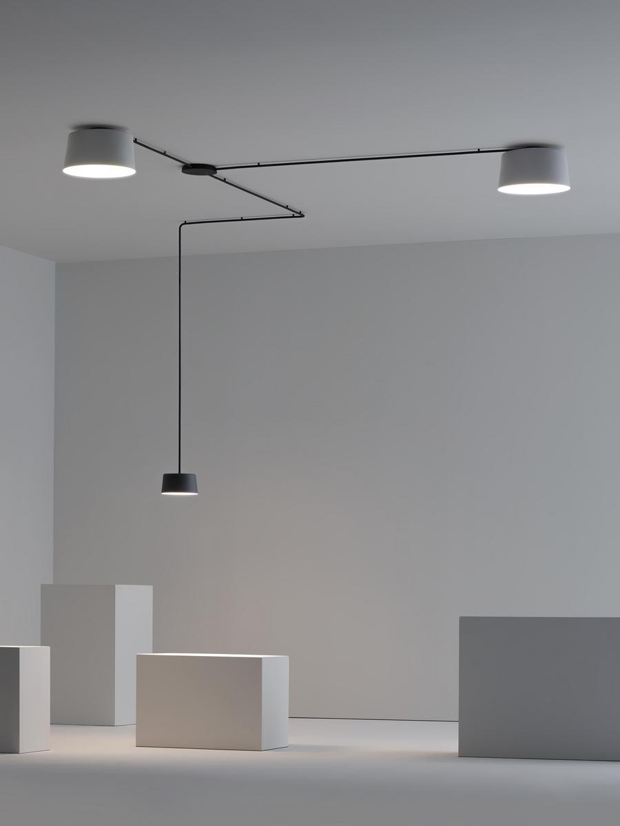 LED aluminium pendant lamp | Tube by Vibia
