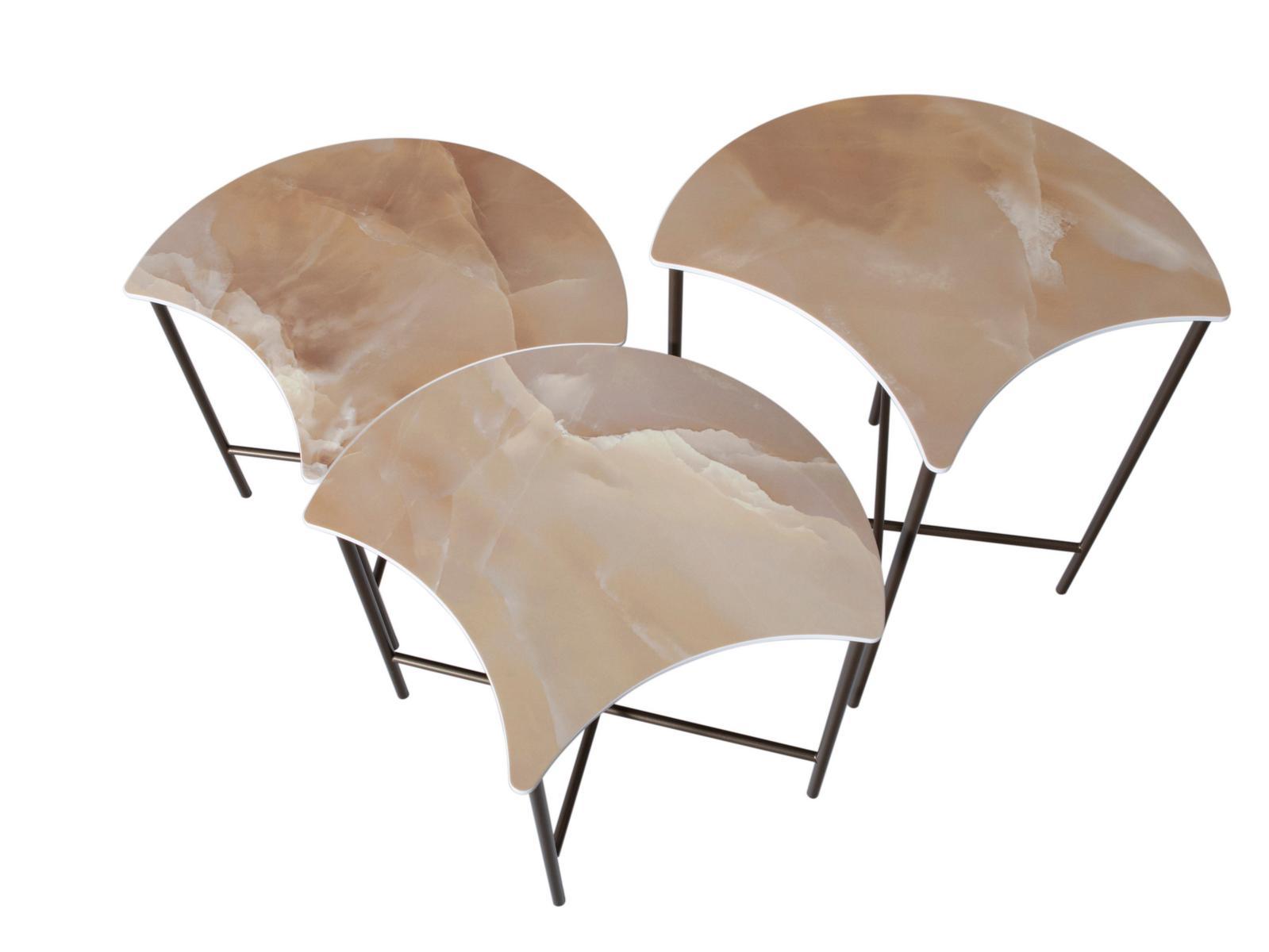 Porcelain stoneware coffee table | Ginco by Tonin Casa