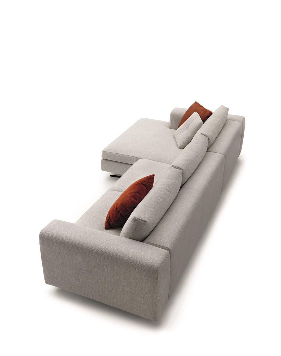 Sectional fabric sofa | Lee System by Arflex
