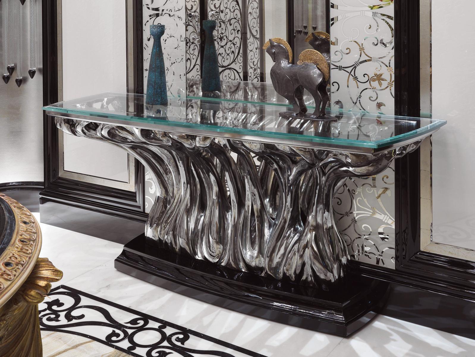 Rectangular wooden console table | Ficus by Ezio Bellotti