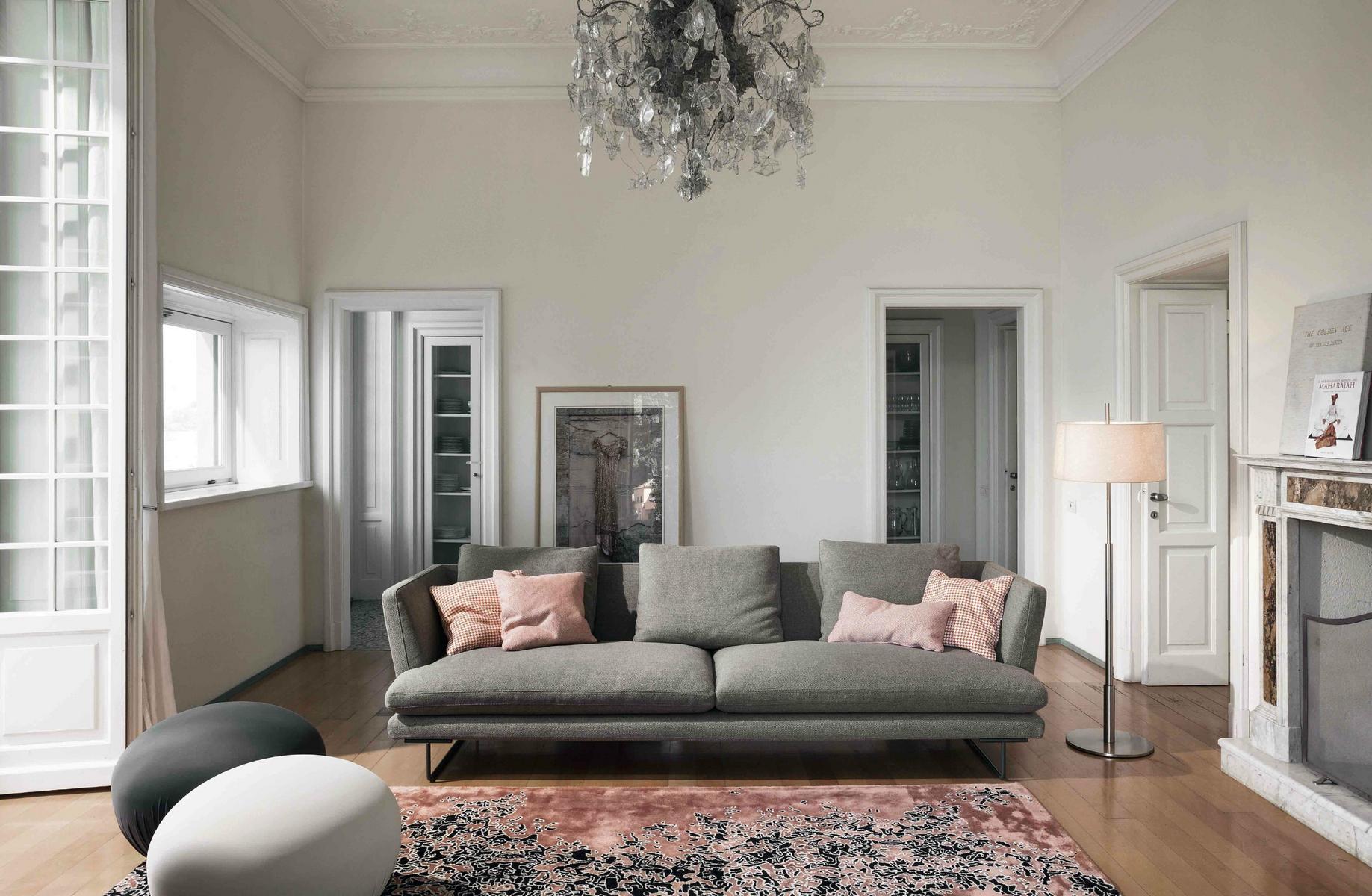 Sofa with removable cover | Lars by Bonaldo